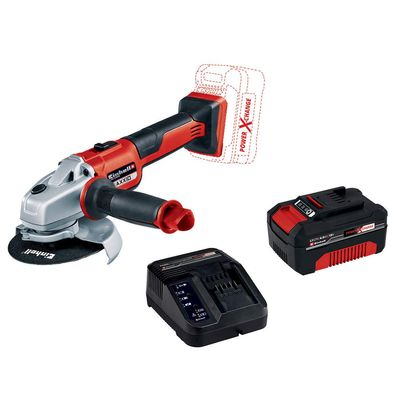 EINHELL Akku-Winkelschleifer AXXIO 18/ Set 4,0 Ah
