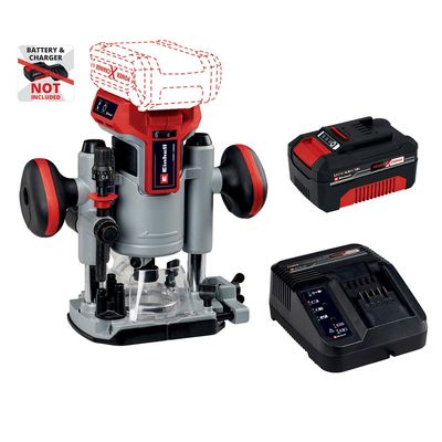 EINHELL Akku-Oberfräse TP-RO 18 LI BL Set 4,0 Ah