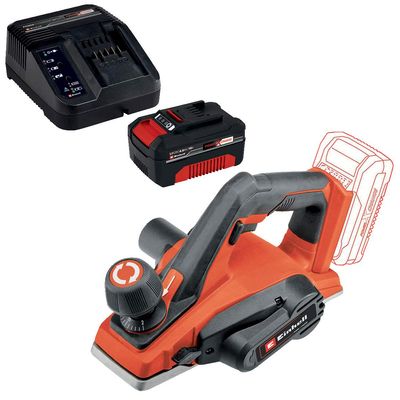 EINHELL Akku-Hobel TE-PL 18/82 Li-Solo Set 4,0 Ah