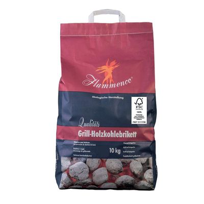 FLAMMENCO Holzkohlebriketts 10kg