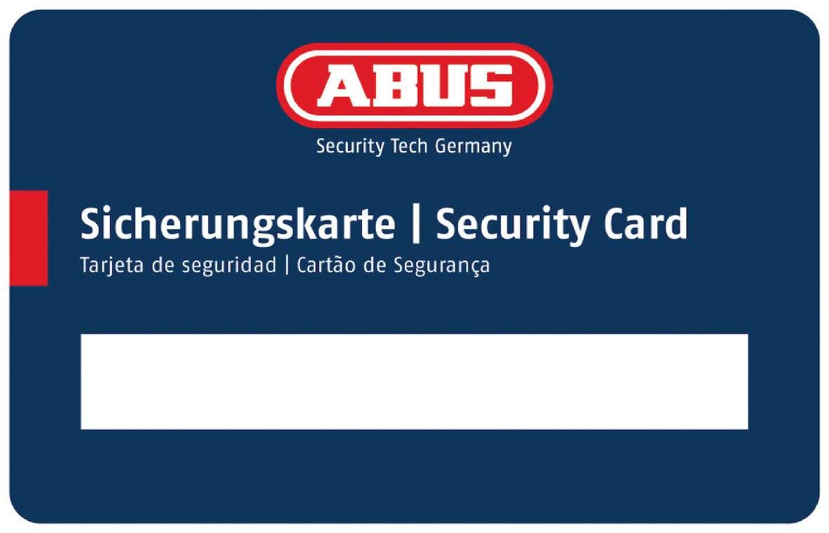 ABUS Doppelzylinder vernickelt D20 40/40 mit 5 verschiedenen Schlüsseln,SB