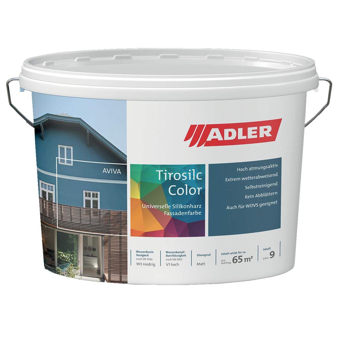 ADLER Aviva Tirosilc-Color W10 3L weiss, Basis zum Tönen