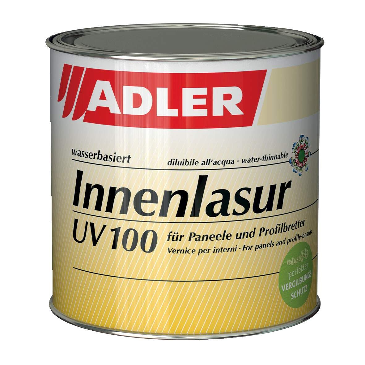 ADLER Innenlasur UV 100 2,5L Basis zum Tönen
