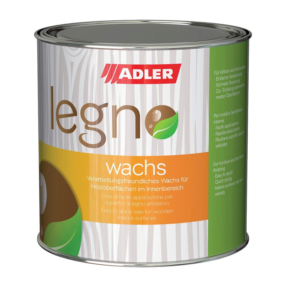 ADLER Legno Wachs farblos 750ml