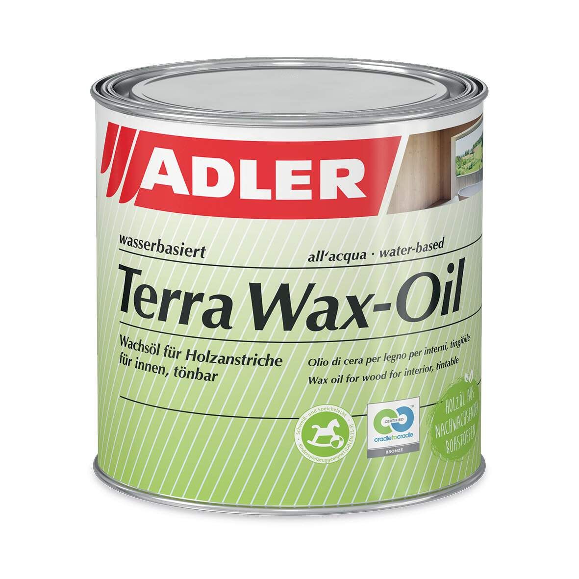 ADLER Terra Wax-Oil farblos 2,5L Basis zum Tönen