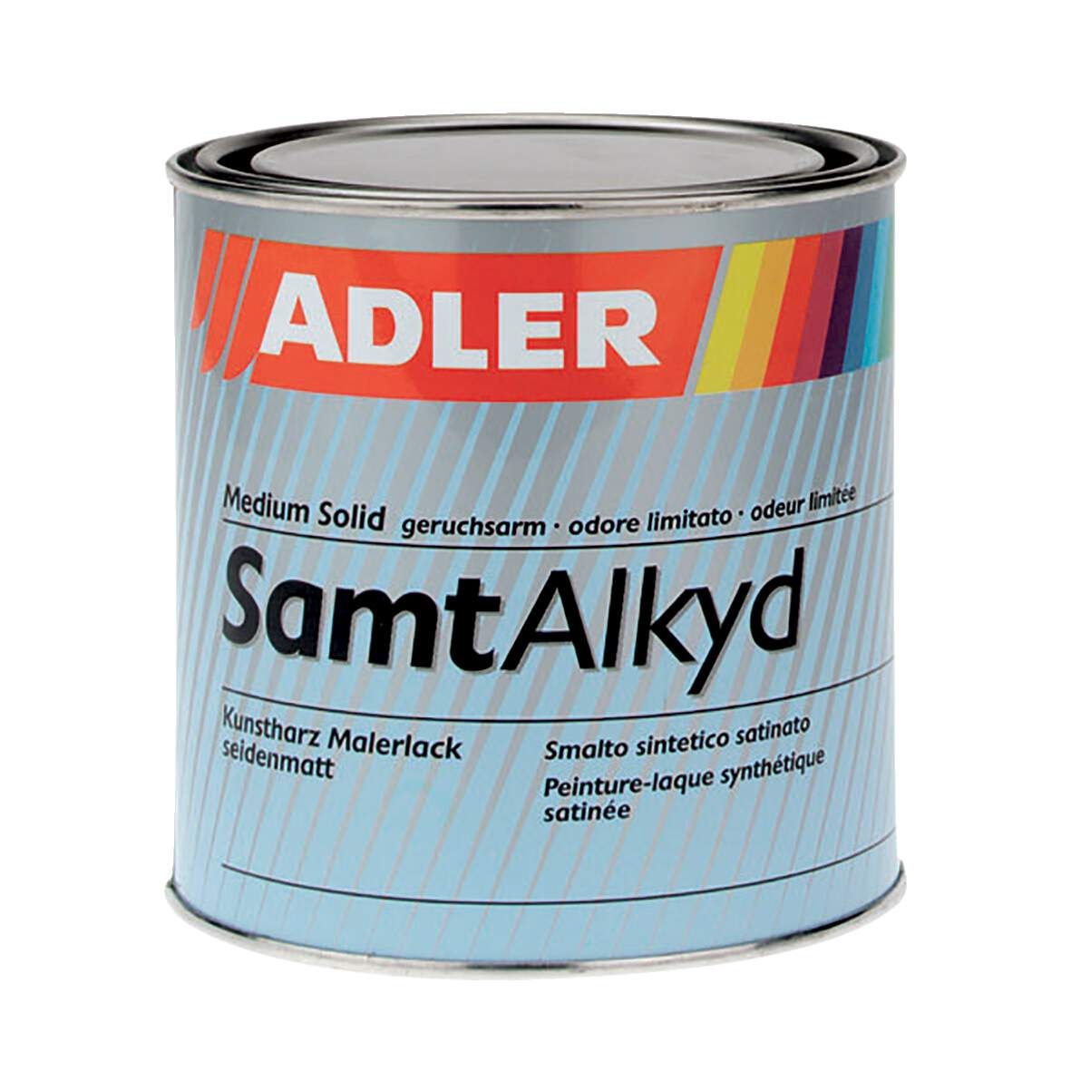 ADLER Samt-Alkyd W10 weiss 2,5L Basis zum Tönen