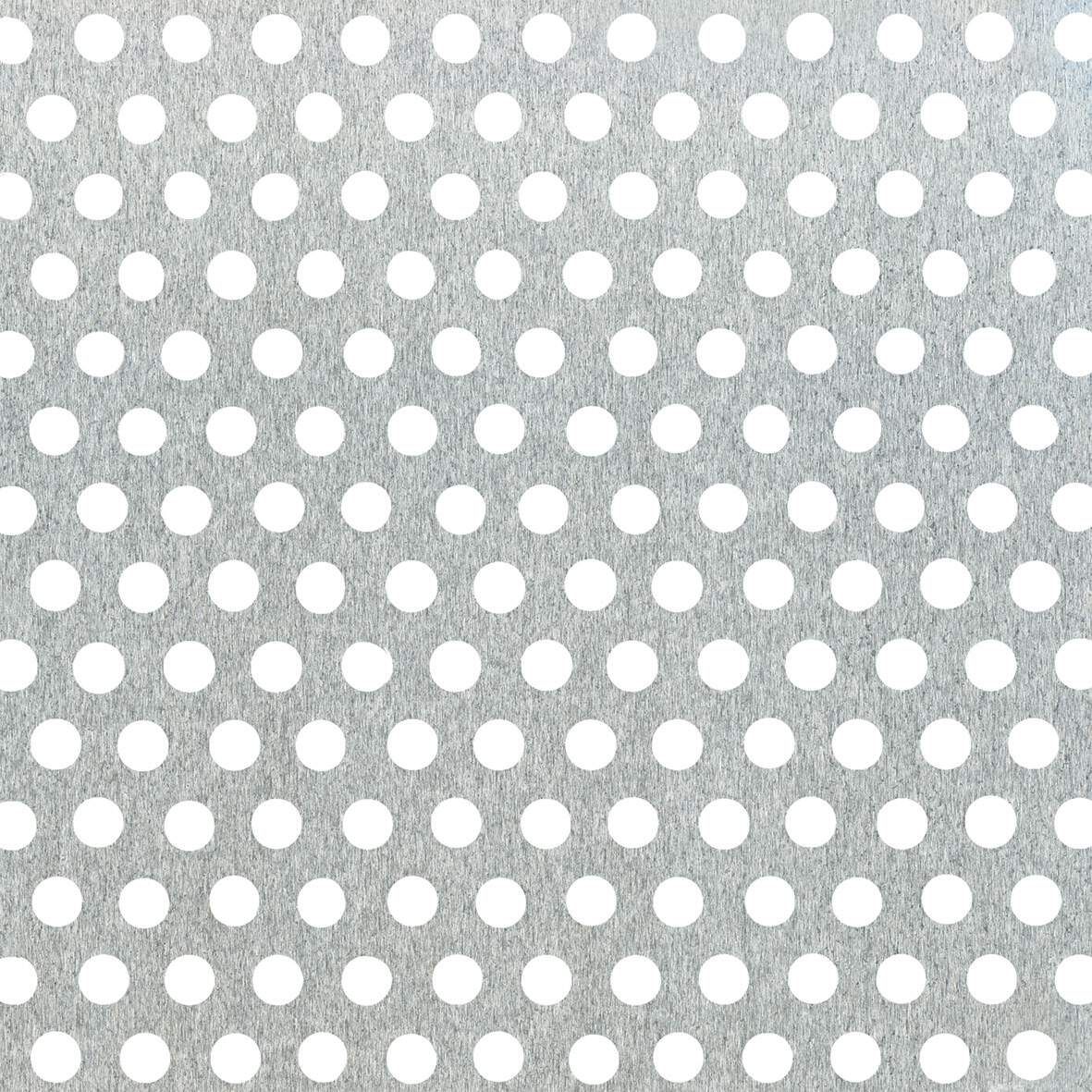 ALBERTS Lochblech rund Alu natur 1m 600x0,8mm