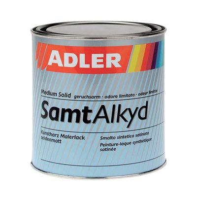 ADLER Samt-Alkyd W10 weiss 2,5L Basis zum Tönen