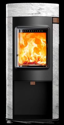 AUSTROFLAMM Kaminofen Elisabeth Naturstein Marble Grey