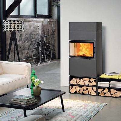 AUSTROFLAM Kaminofen Dexter 2.0 mit Türanschlag links
