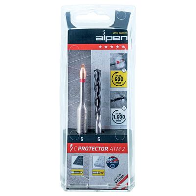 ALPEN Steinbohrerset C Protector DM 5,0mm 2-teilig