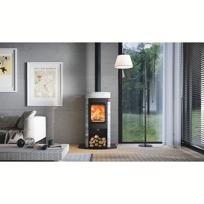 AUSTROFLAM Kaminofen Elisabeth Naturstein Marble Grey