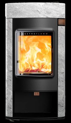 AUSTROFLAMM Kaminofen Elise Naturstein Marble Grey