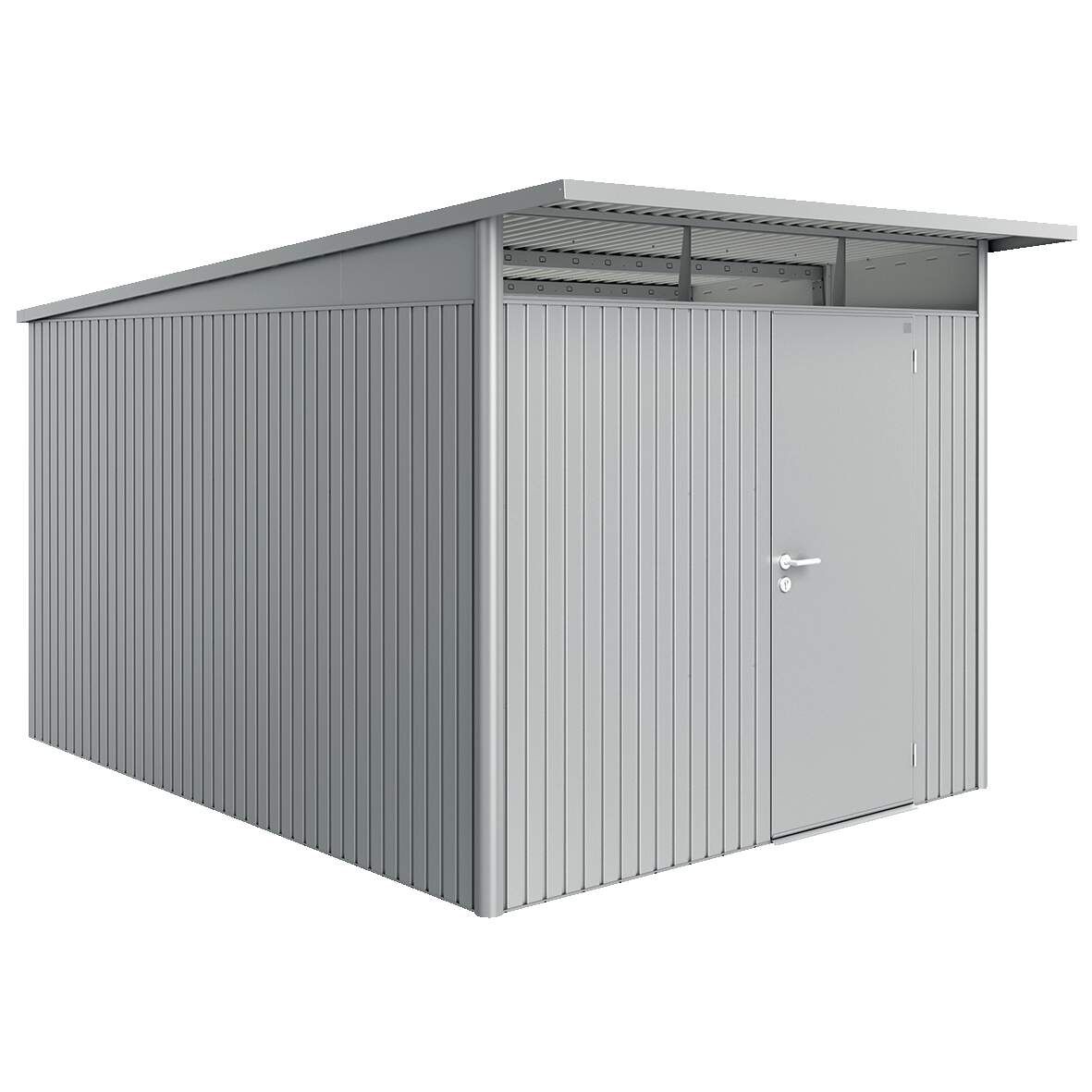 BIOHORT Gerätehaus AvantGarde A8 silber-metallic ST