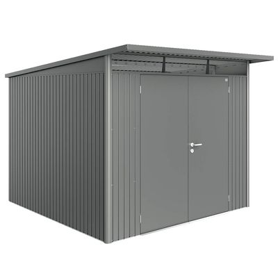 BIOHORT Gerätehaus AvantGarde A7 quarzgrau-metallic DT