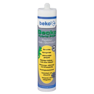 BEKO Dichtstoff flexibel grau 310ml Gecko Hybrid Pop