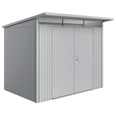 BIOHORT Gerätehaus AvantGarde A5 silber-metallic DT