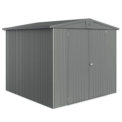 BIOHORT Gerätehaus Europa Größe 4 quarzgrau-metallic