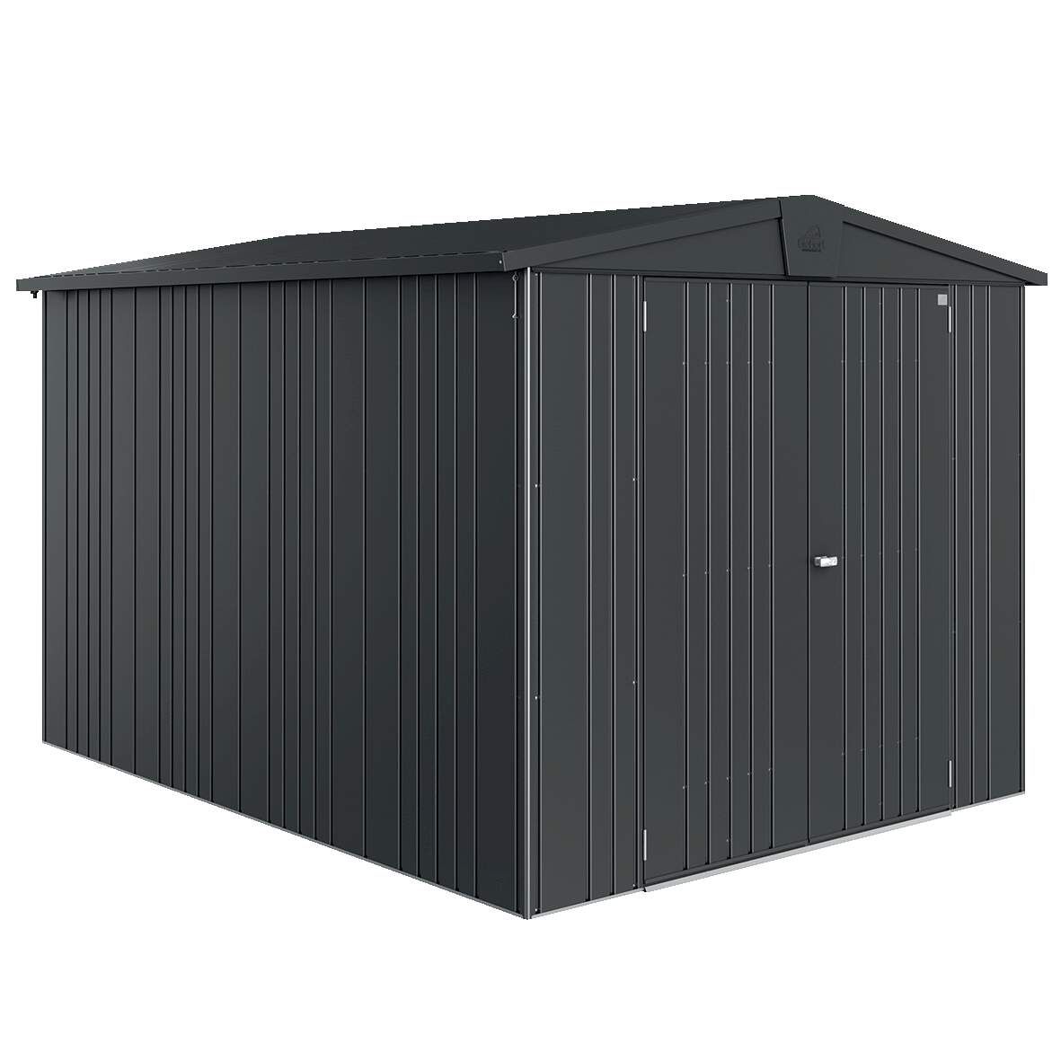 BIOHORT Gerätehaus Europa Größe 6 dunkelgrau-metallic