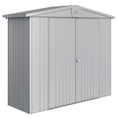 BIOHORT Gerätehaus Europa Größe 2A silber-metallic