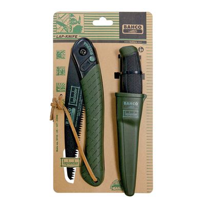 BAHCO Astsäge klappbar Laplander mit Universalmesser