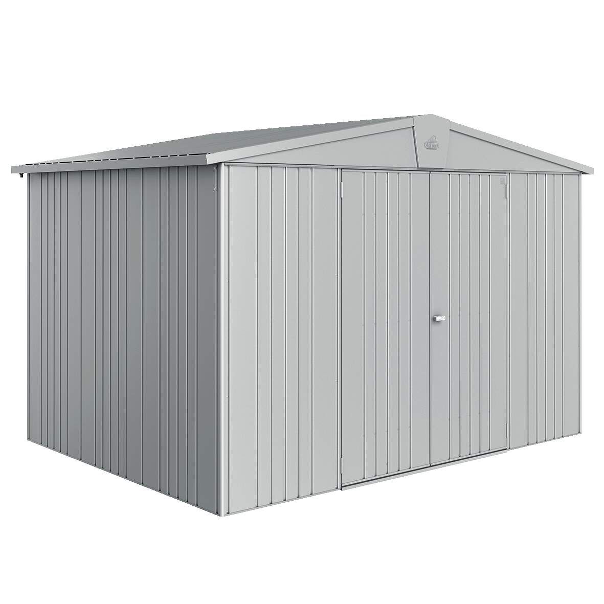 BIOHORT Gerätehaus Europa Größe 5 silber-metallic