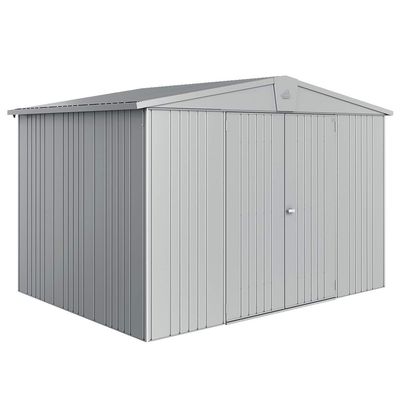 BIOHORT Gerätehaus Europa Größe 5 silber-metallic