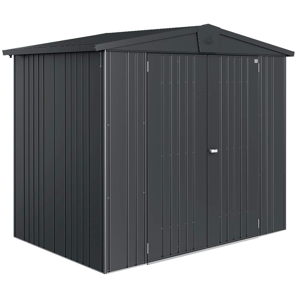 BIOHORT Gerätehaus Europa Größe 3 dunkelgrau-metallic