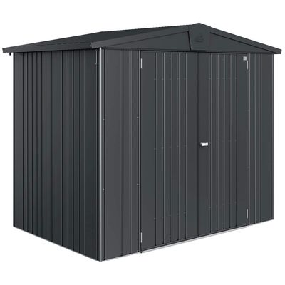 BIOHORT Gerätehaus Europa Größe 3 dunkelgrau-metallic