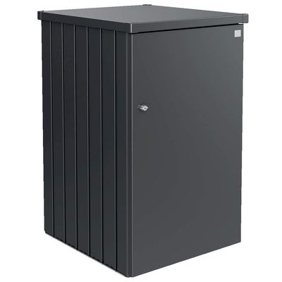 BIOHORT Mülltonnenbox Alex 3 dunkelgrau-metallic