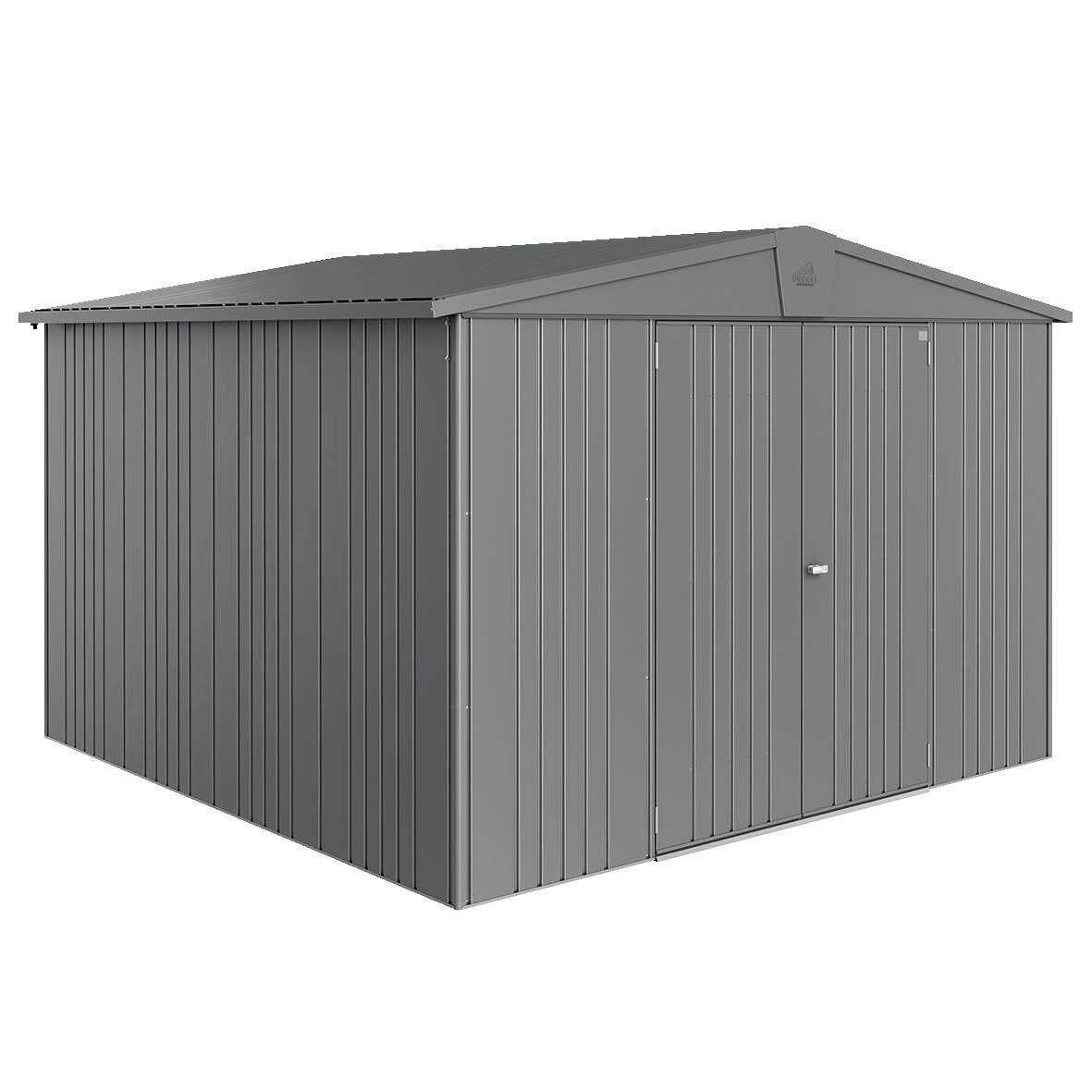 BIOHORT Gerätehaus Europa Größe 7 quarzgrau-metallic