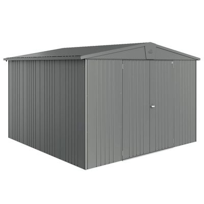 BIOHORT Gerätehaus Europa Größe 7 quarzgrau-metallic