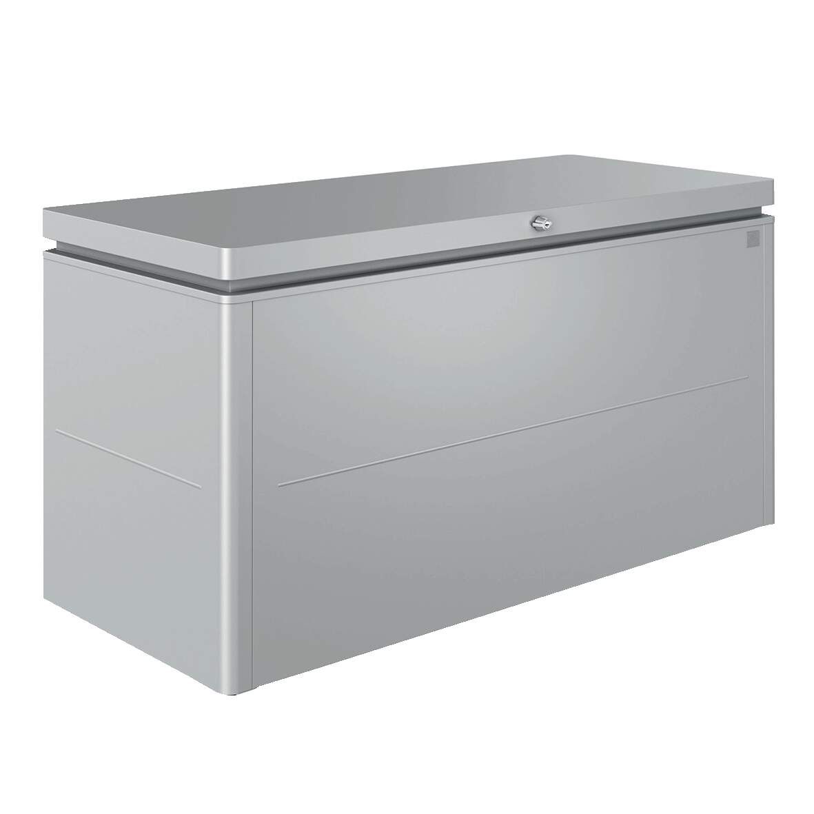 BIOHORT Loungebox Größe 160 silber-metallic