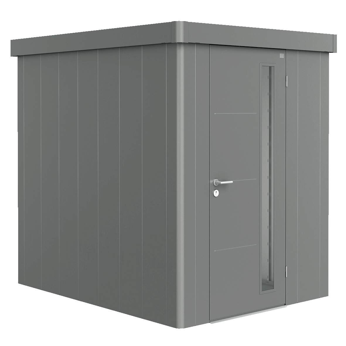 BIOHORT Gerätehaus Neo Größe 2A quarzgrau-metallic, Standardtür