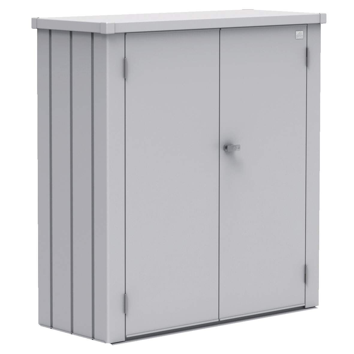 BIOHORT Terrassenschrank Romeo M silber-metallic