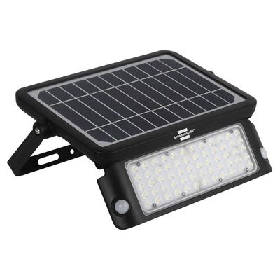 BRENNENSTU Solar LED-Strahler SOL WL 1000 10W 1080lm, 2xPIR, IP65, schwarz