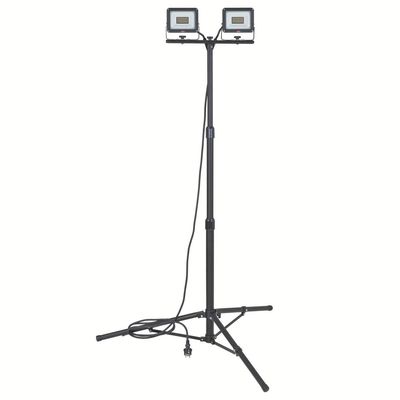 BRENNENSTU Stativ LED Strahler JARO 6060T 4800lm 2x 20W 3m H07RN-F IP65