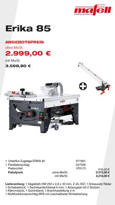 MAFELL Erika 85 - Angebote Plus 2025#05