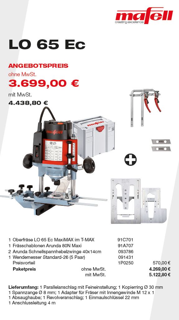 MAFELL LO 65 Ec - Angebote Plus 2025#05