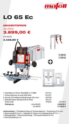 MAFELL LO 65 Ec - Angebote Plus 2025#05