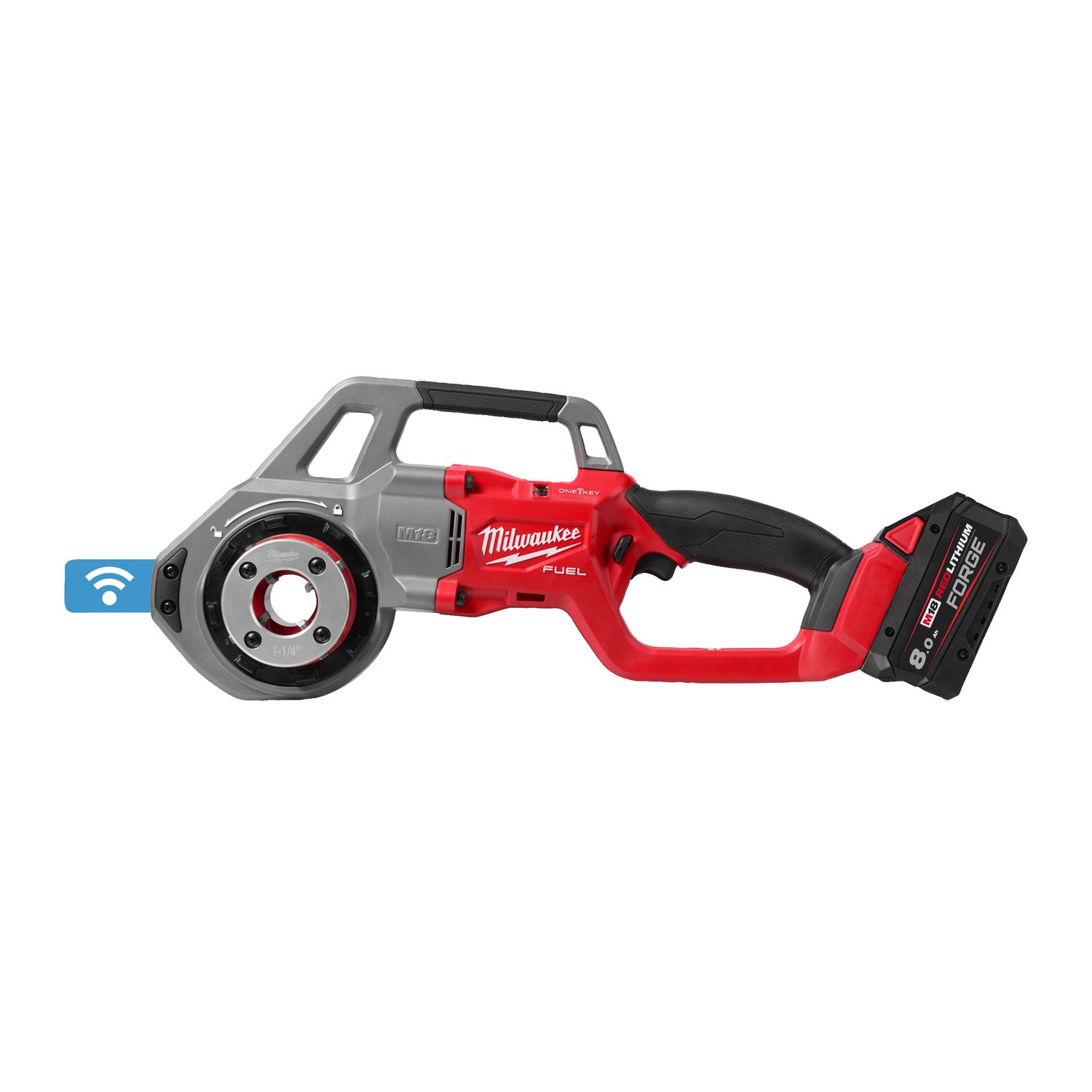 MILWAUKEE M18 FUEL™ONE-KEY™ 11/4 ˝ Akku-Gewindeschneidkluppe M18FPT114-802CA