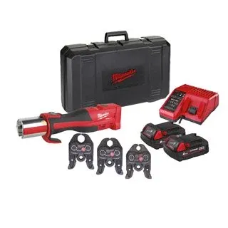 MILWAUKEE Bürstenloses Akku-Presswerkzeug (Sanitär) Set M18BLHPT-202C Geberit Mapress Set