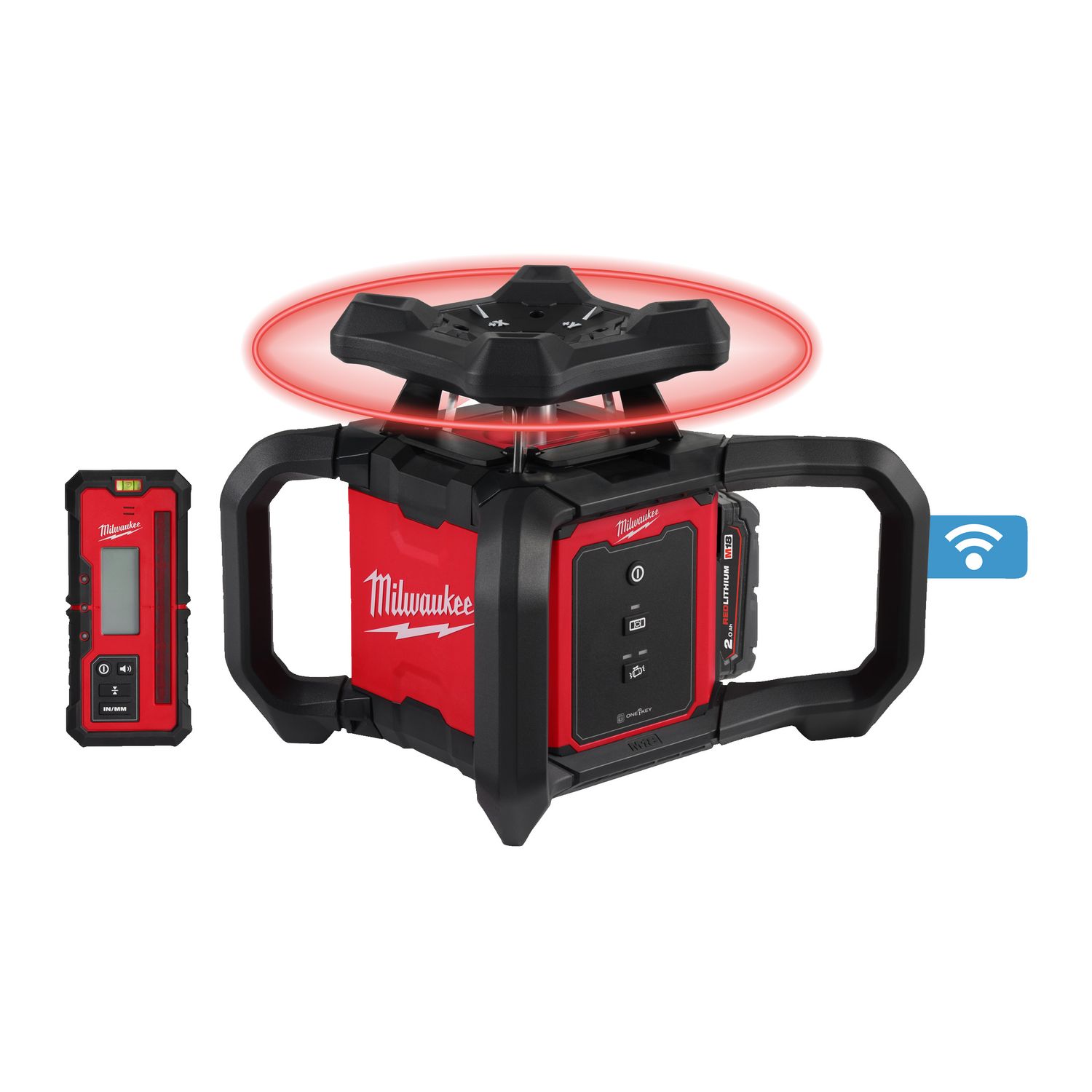 MILWAUKEE M18™ ONE-KEY™ Akku-Rotationslaser M18RLOH600-201C
