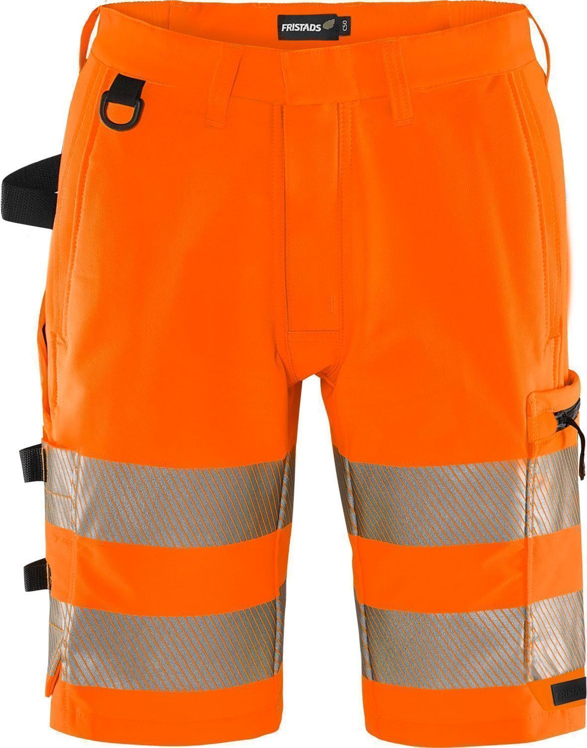 FRISTADS High Vis Green Stretch-Shorts Kl. 2 2648 GSTP Größe 46