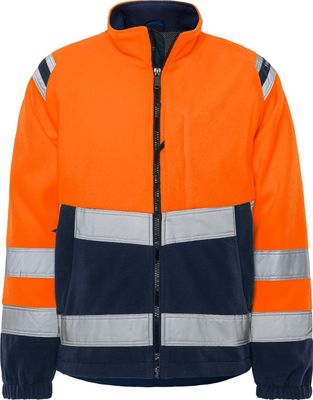 FRISTADS High Vis Fleecejacke Kl. 3 4041 FE Größe L