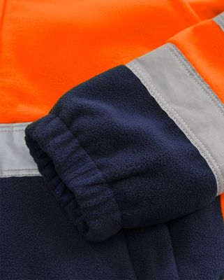 FRISTADS High Vis Fleecejacke Kl. 3 4041 FE Größe L