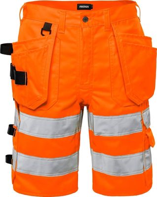 FRISTADS High Vis Handwerkershorts Kl. 2 2028 PLU Größe 46
