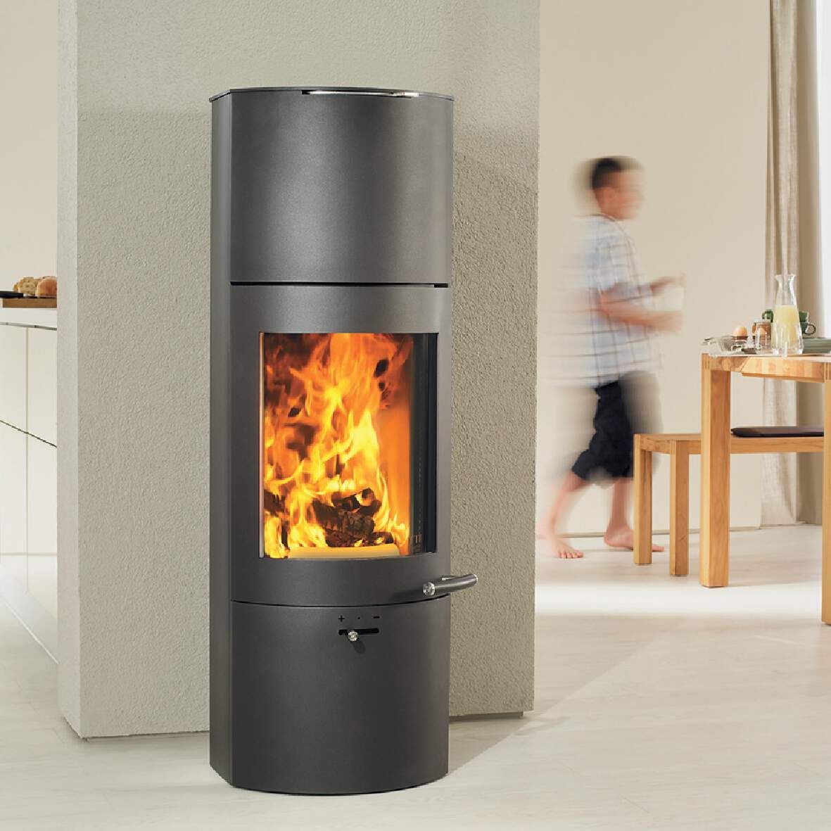 AUSTROFLAMM Kaminofen Tower Xtra 2.0 gussgrau