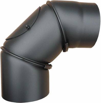 BERTRAMS Rauchrohrbogen 90°, 2mm, DM 130mm