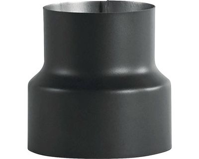 BERTRAMS Ofenrohr Reduktion 130W-120E schwarz Seno